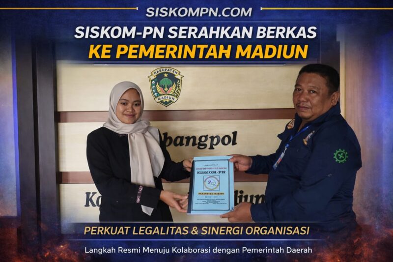 penyerahan berkas SISKOM-PN Madiun ke pemerintah