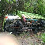 Evakuasi Korban Kecelakaan Tunggal oleh SISKOM-PN Lampung dan RM Simpang Raya AJO Bengkunat