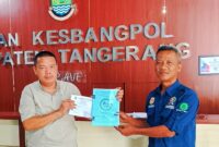 Penyerahan Bukti Kegiatan Organisasi