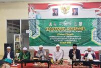 Ketua MWC H. Aksan Mustofa, Ketua Suriah NU dan jajaran, KH Ahmad Faizin, KH. Habib Abdurahman, KH Hasim Asy’ari Zahnan,