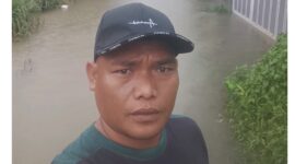 Ketua SISKOMP-PN Kota Binjai Turut Berpartisipasi dalam Rangka Evakuasi Banjir 