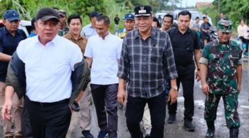 Bupati Muba dan Gubernur Sumsel Tinjau Jalan Sekayu–Lubuklinggau, Perbaikan Dijadwalkan Awal 2026