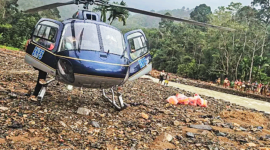 Lokasi Pendaratan Darurat Helikopter Dalam Rangka Pendistribusian Bantuan Kemanusiaan 