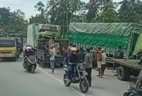 Laka Lantas di Tarahan Lampung 