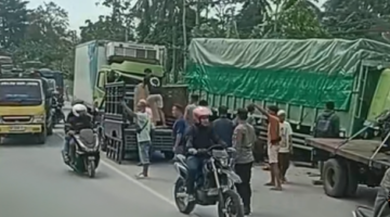 Laka Lantas di Tarahan Lampung 