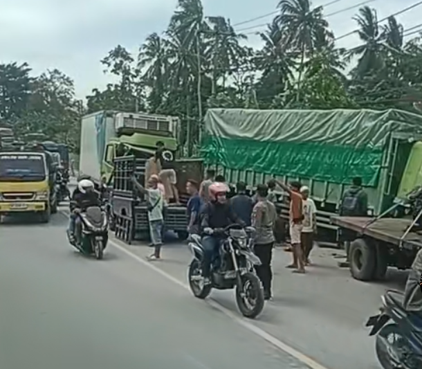 Laka Lantas di Tarahan Lampung 