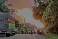 Antrian Panjang Dampak Kebocoran Pipa Gas 