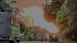 Antrian Panjang Dampak Kebocoran Pipa Gas 