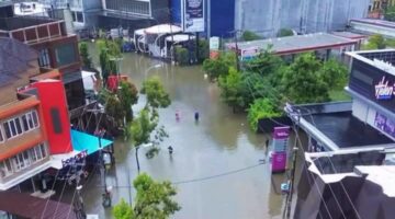 Pantauan Udara: Kawasan Legian Terendam Banjir