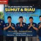 Pengurus SISKOM-PN Provinsi Sumatera Utara bersama perwakilan SISKOM-PN Provinsi Riau berfoto bersama usai kegiatan silaturahmi di Sekretariat SISKOM-PN Deli Serdang, Minggu (22/2/2026), dalam suasana hangat dan penuh kebersamaan.