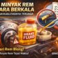 Ilustrasi ini menekankan pentingnya pengecekan minyak rem secara berkala untuk menjaga performa pengereman tetap optimal. Cairan rem yang berkualitas dan tidak tercampur kotoran mampu mencegah risiko rem blong saat berkendara. Pengemudi perlu memastikan kondisi minyak rem selalu dalam batas aman serta menggantinya tepat waktu demi keselamatan di jalan raya.