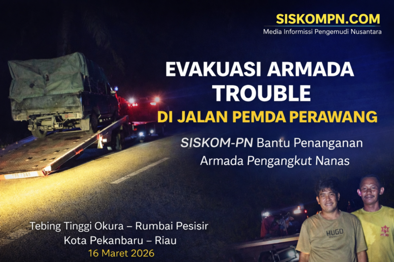 Ketua Ranting Sungai Apit Harianto Berhasil Bantu Pengemudi 