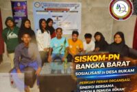 SISKOM-PN Bangka Barat Sosialisasi di Desa Rukam, Perkuat Peran Organisasi
