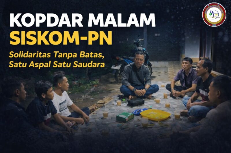 Ngopi Bareng SISKOM-PN Pematang Siantar, Perkuat Kekompakan Pengemudi