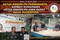 SISKOM-PN Purwakarta Sambut Ketua jawa Barat Agus Suherman
