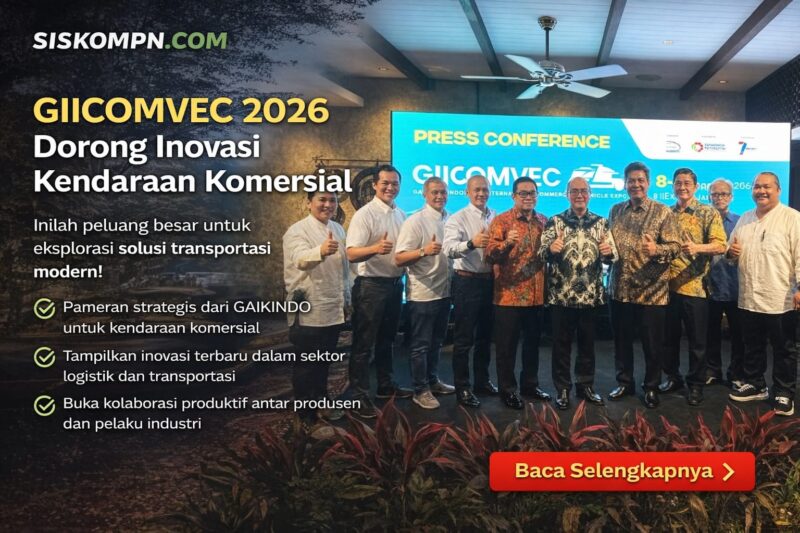 GAIKINDO Hadirkan GIICOMVEC 2026, Dorong Inovasi Kendaraan Komersial Nasional