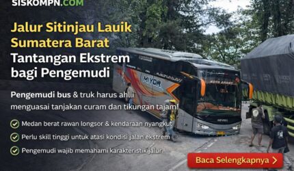 Jalur Sitinjau Lauik Sumatera Barat, Tantangan Ekstrem bagi Pengemudi