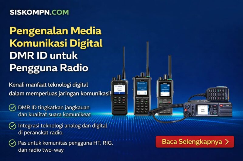 Edukasi Pengenalan Media Komunikasi Digital: Apa Itu DMR ID