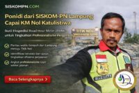 SISKOM-PN Lampung Timur Gelar Kegiatan Rute Perjalanan ke KM Nol Katulistiwa