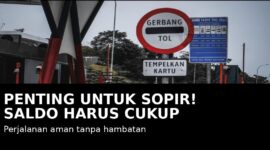 cek saldo e toll sebelum masuk tol agar perjalanan lancar