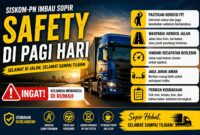 safety berkendara pagi hari sopir truk jalan raya tips keselamatan mengemudi pagi hari
