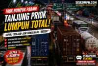 kemacetan jalur logistik menuju pelabuhan tanjung priok terbaru