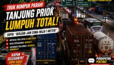 kemacetan jalur logistik menuju pelabuhan tanjung priok terbaru