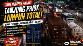 kemacetan jalur logistik menuju pelabuhan tanjung priok terbaru