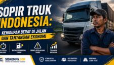 kehidupan sopir truk di indonesia jam kerja panjang dan biaya operasional tinggi