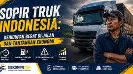 kehidupan sopir truk di indonesia jam kerja panjang dan biaya operasional tinggi