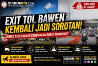 Exit Tol Bawen Kembali Jadi Sorotan, Risiko Kecelakaan Kendaraan Berat Meningkat