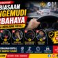 Kebiasaan mengemudi berbahaya seperti menggunakan ponsel saat berkendara di jalan raya