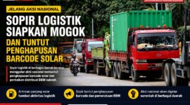 Persiapan aksi sopir logistik Jawa Timur