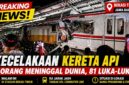 Kondisi rangkaian KRL usai kecelakaan kereta api di Stasiun Bekasi Timur yang menyebabkan korban jiwa dan luka-luka.