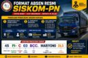 sistem absen SISKOMPN kode pengemudi dan identitas anggota