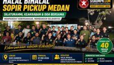 Halal bihalal sopir pickup Medan di Kafe Kanaya, dihadiri puluhan driver dari berbagai komunitas untuk mempererat silaturahmi, kebersamaan, dan solidaritas antar pengemudi.